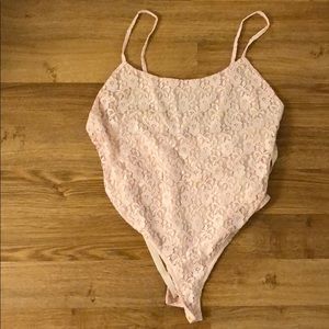 Pink Bodysuit top